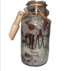 NWOT Rae Dunn Relax Wild Rose Bath Salt